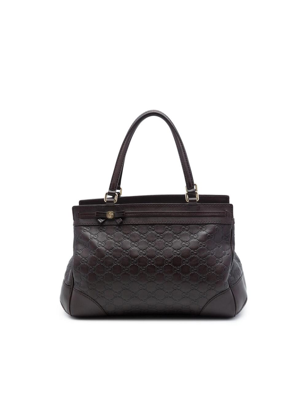 Gucci Ssima Mayfair Tote Pre-Loved Dark #370098G59B
